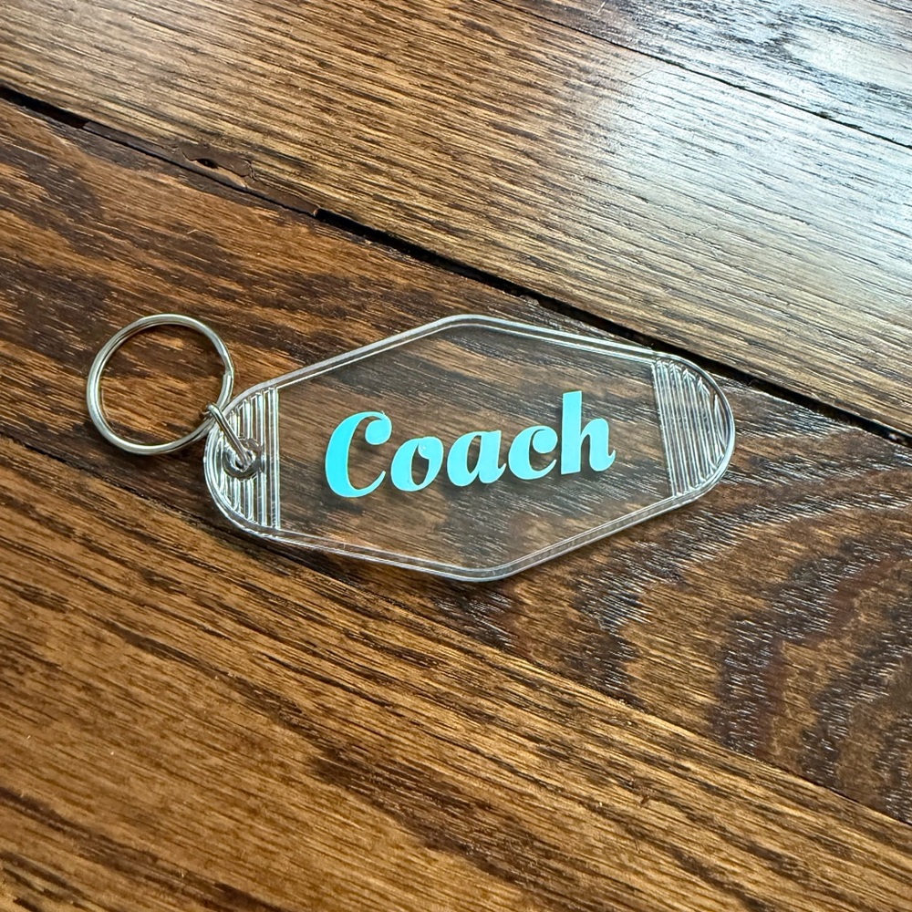 Coach Transparent Keychain